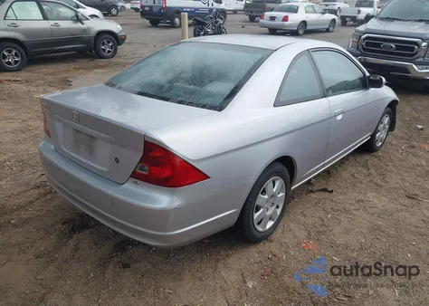 2002 Honda Civic Ex z USA, uszkodzony, nr VIN 1HGEM22952L033290